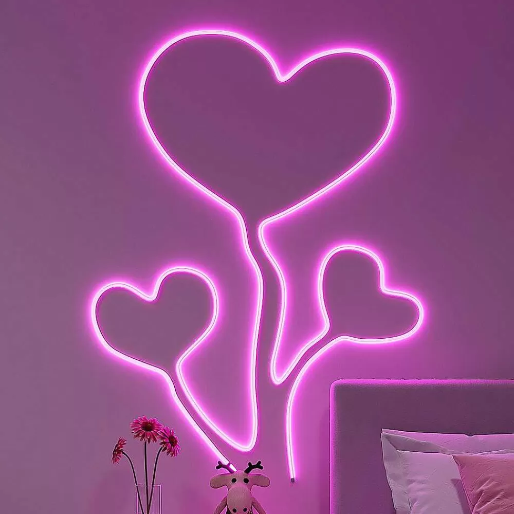 Luminaires Reality Bande Led Reality Neon Blanc, 1 Lumiere, Telecommandes, Changeur De Couleurs