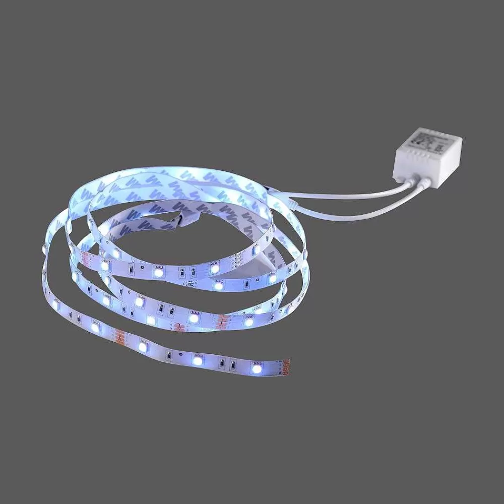 Luminaires Leuchten Direkt Bandes Led Leuchten Direkt Teania Multicolore, 1 Lumiere, Telecommandes