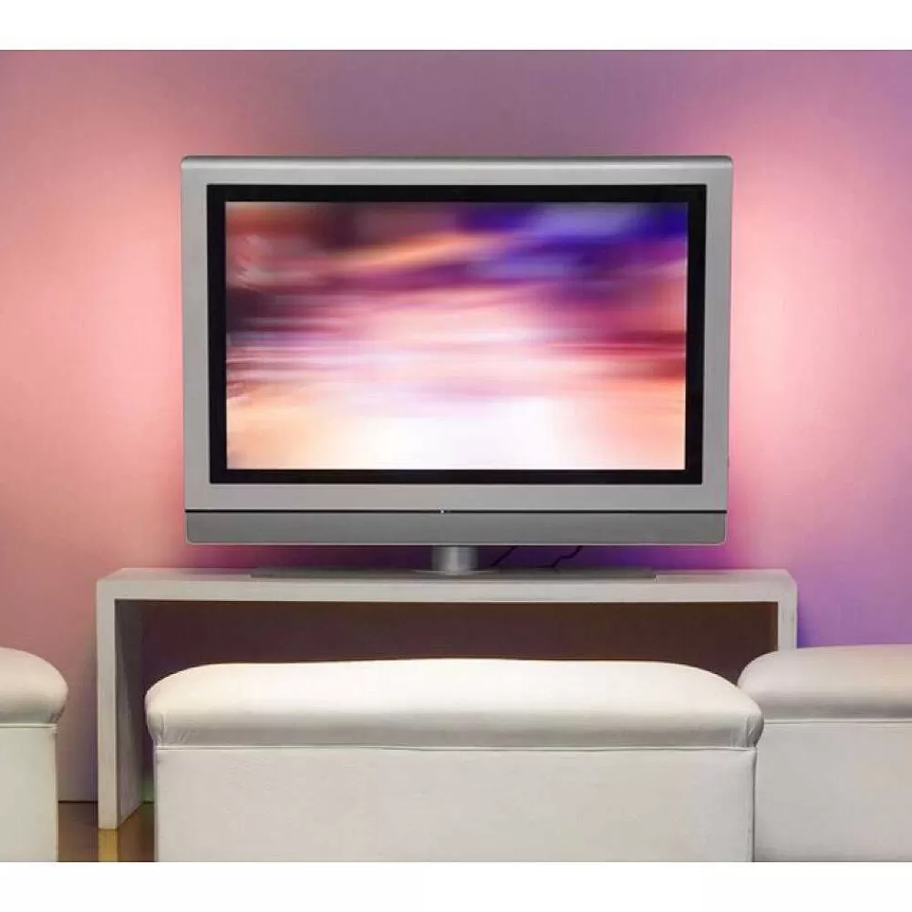 Luminaires Leuchten Direkt Bandes Led Leuchten Direkt Teania Transparent, 1 Lumiere, Telecommandes, Changeur De Couleurs