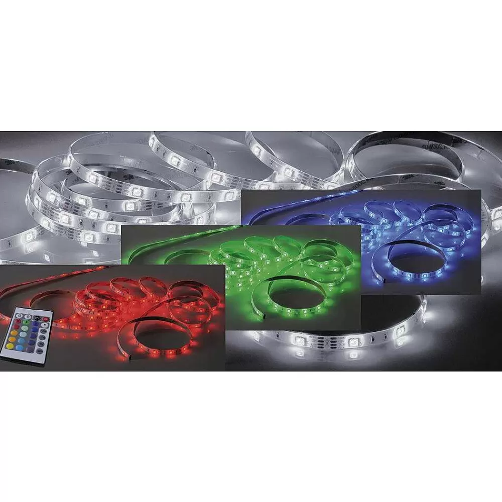Luminaires Paul Neuhaus Bandes Led Paul Neuhaus Teania Multicolore, 1 Lumiere, Telecommandes, Changeur De Couleurs