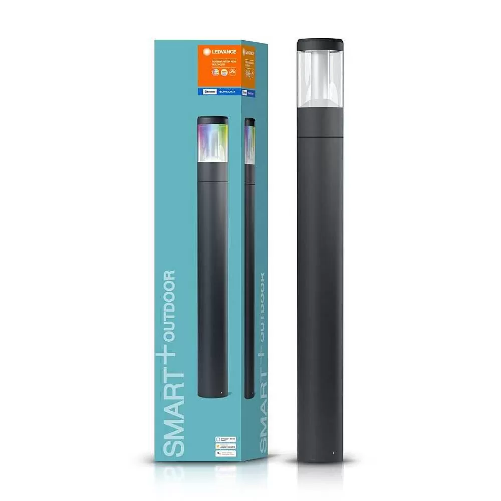 Luminaires Ledvance Borne Lumineuse Ledvance Smart+ Gris, 1 Lumiere, Changeur De Couleurs