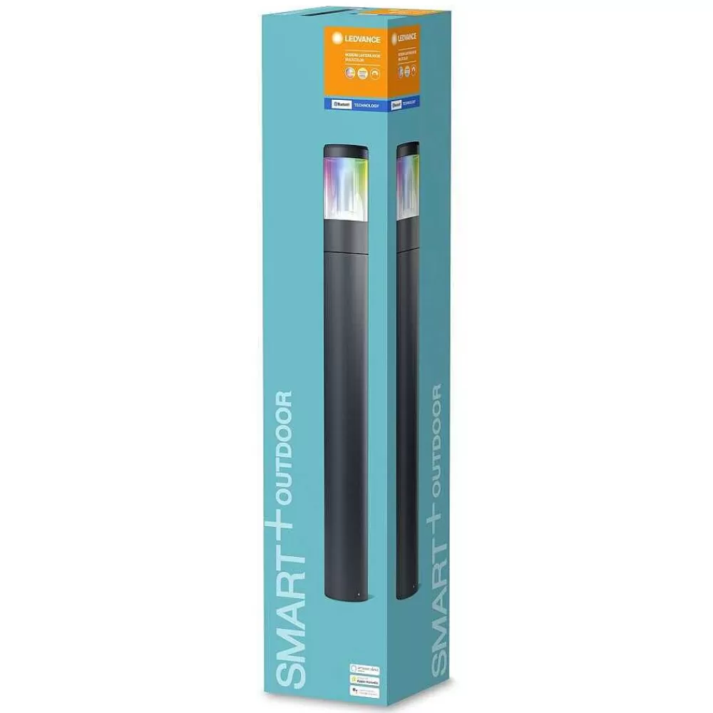 Luminaires Ledvance Borne Lumineuse Ledvance Smart+ Gris, 1 Lumiere, Changeur De Couleurs