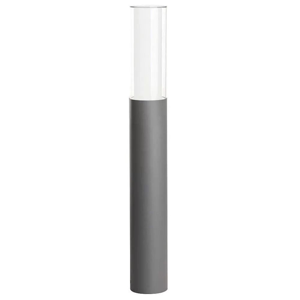 Luminaires Lutec Borne Lumineuse Lutec Dropa Led Anthracite, 1 Lumiere, Changeur De Couleurs