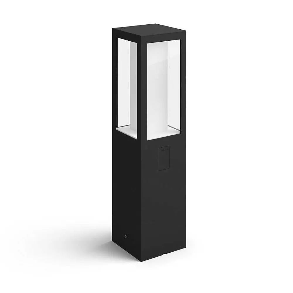 Luminaires Philips Borne Lumineuse Philips Hue Ambiance White & Color Impress Led Noir, 1 Lumiere, Changeur De Couleurs