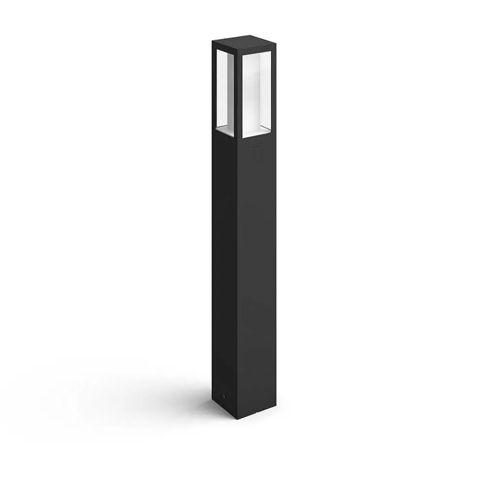 Luminaires Philips Borne Lumineuse Philips Hue Ambiance White & Color Impress Led Noir, 1 Lumiere, Changeur De Couleurs