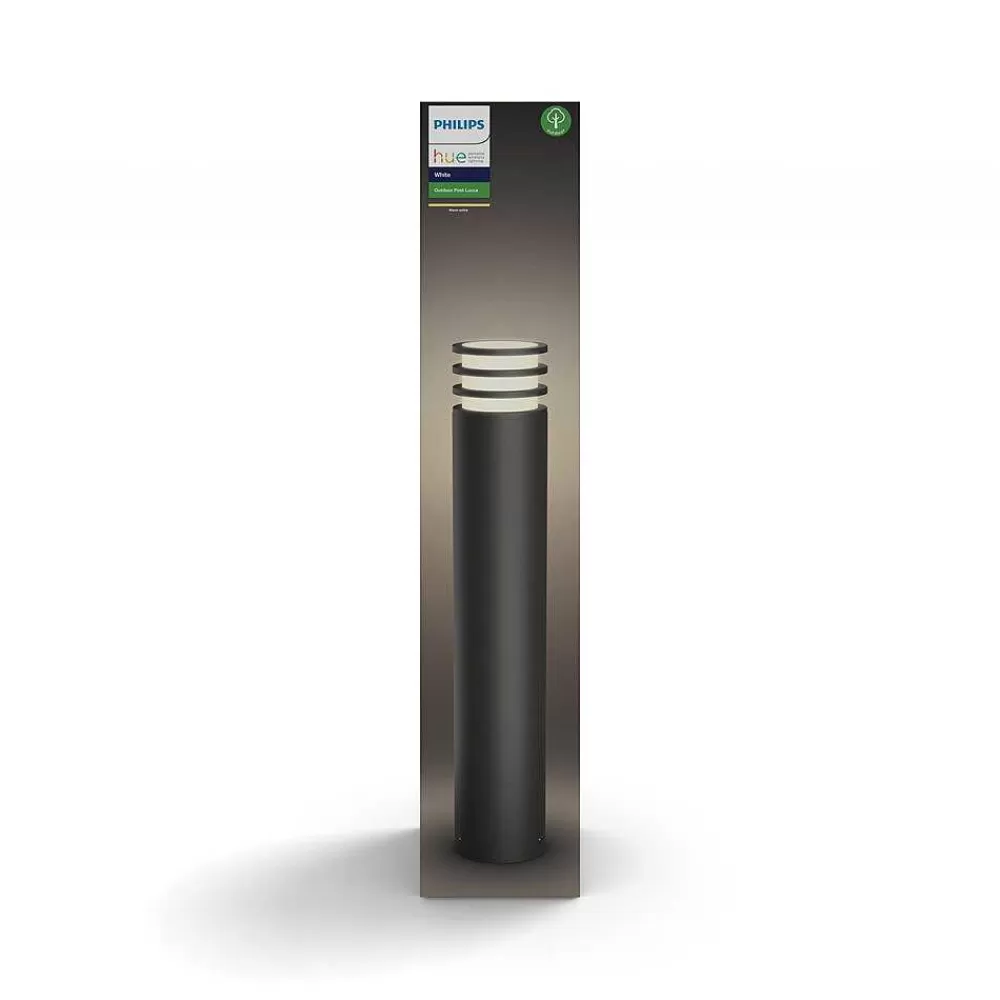 Luminaires Philips Borne Lumineuse Philips Hue Ambiance White Lucca Led Anthracite, 1 Lumiere