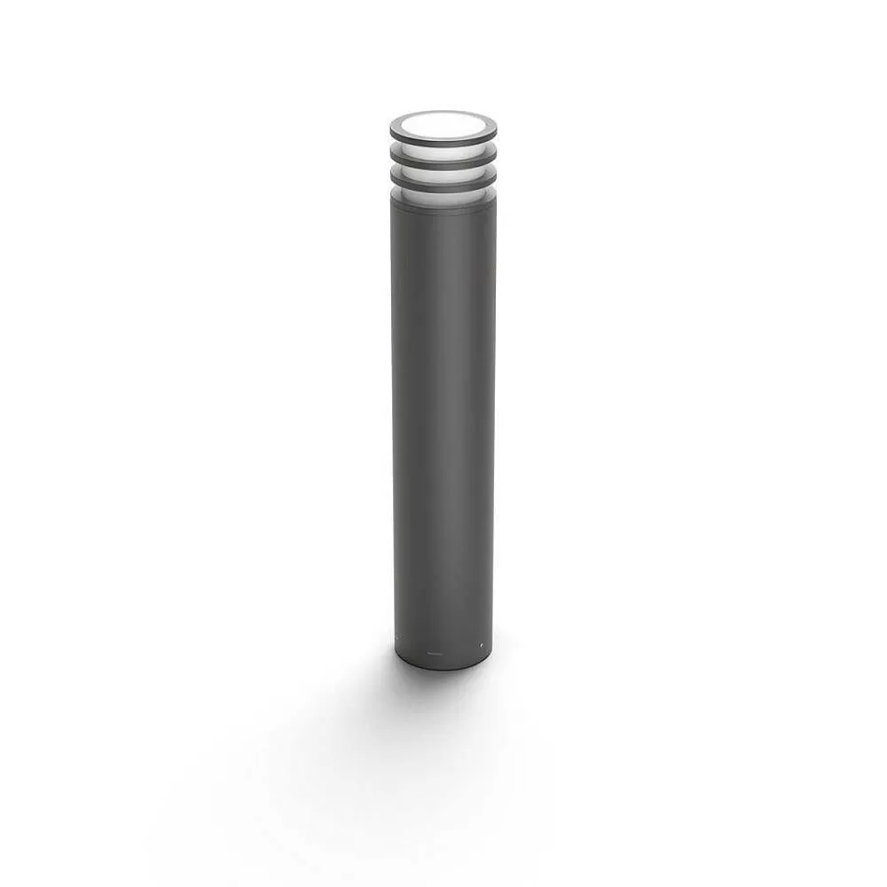 Luminaires Philips Borne Lumineuse Philips Hue Ambiance White Lucca Led Anthracite, 1 Lumiere