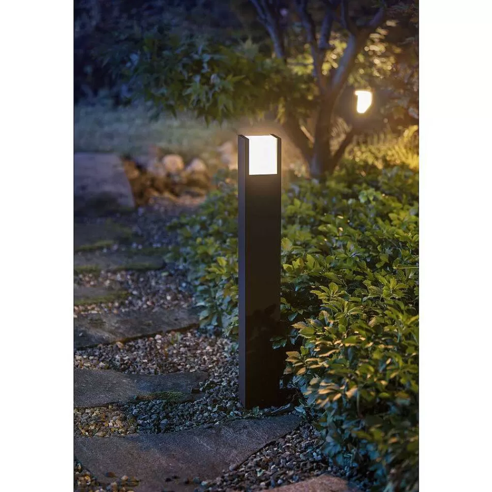 Luminaires Philips Borne Lumineuse Philips Hue White Fuzo Led Noir, 1 Lumiere