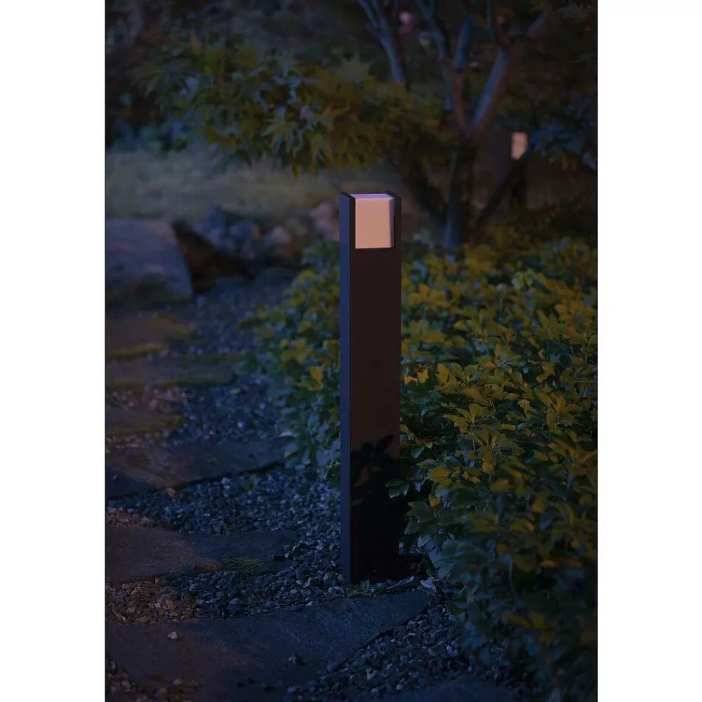 Luminaires Philips Borne Lumineuse Philips Hue White Fuzo Led Noir, 1 Lumiere
