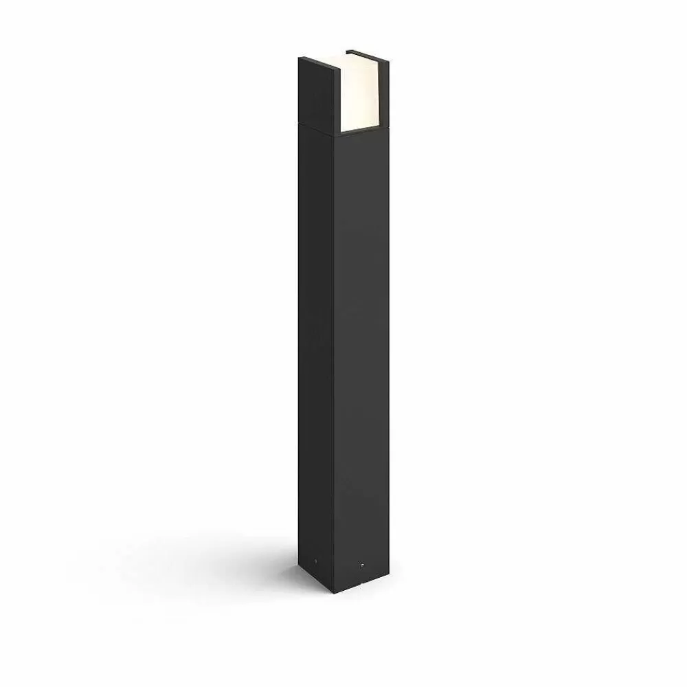 Luminaires Philips Borne Lumineuse Philips Hue White Fuzo Led Noir, 1 Lumiere