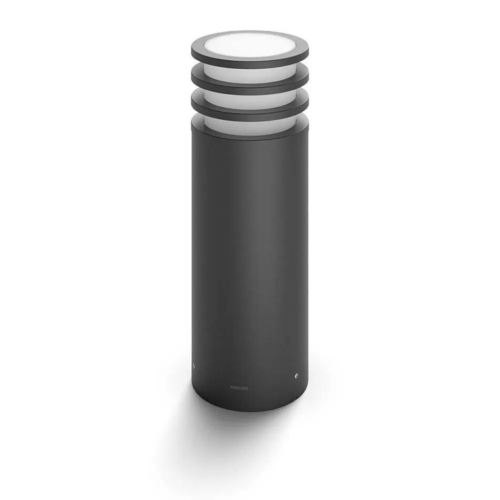 Luminaires Philips Borne Lumineuse Philips Hue White Lucca Led Anthracite, 1 Lumiere