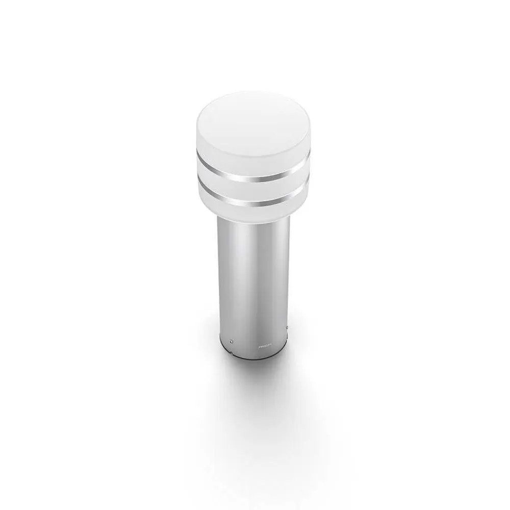 Luminaires Philips Borne Lumineuse Philips Hue White Tuar Led Acier Inoxydable, Argente, 1 Lumiere