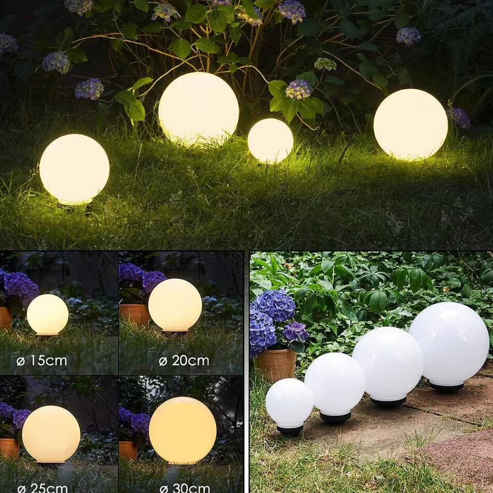 hofstein Boule Lumineuse Campinas Led Noir, Blanc, 1 Lumiere