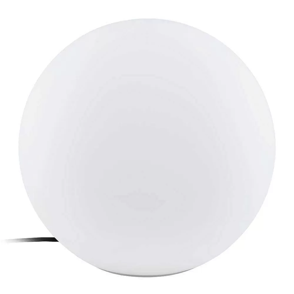 Luminaires Eglo Boule Lumineuse Eglo Monterolo-Z Led Blanc, 1 Lumiere, Changeur De Couleurs