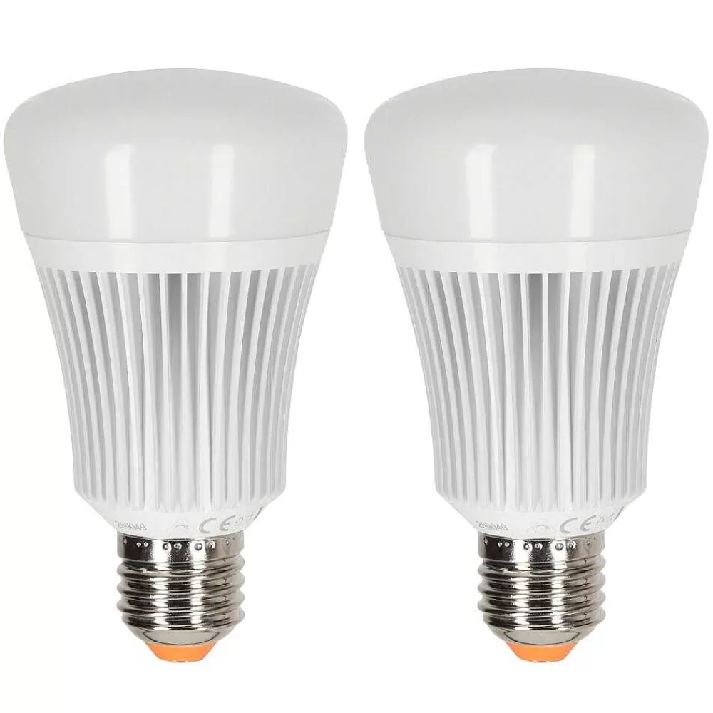 hofstein Candal E27 Led Rgb 11 Watt 2200-6500 Kelvin 806 Lumen Lot De 2 Avec Telecommande