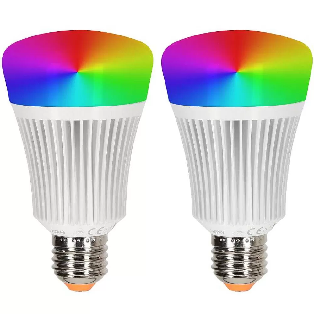 hofstein Candal E27 Led Rgb 11 Watt 2200-6500 Kelvin 806 Lumen Lot De 2 Avec Telecommande