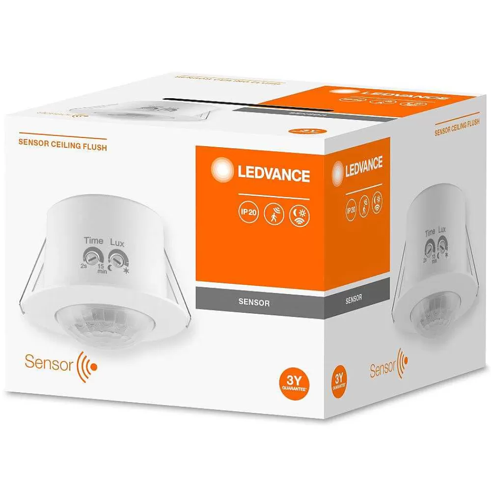 Luminaires Ledvance Detecteur De Mouvement Ledvance Sensor Blanc, Detecteur De Mouvement