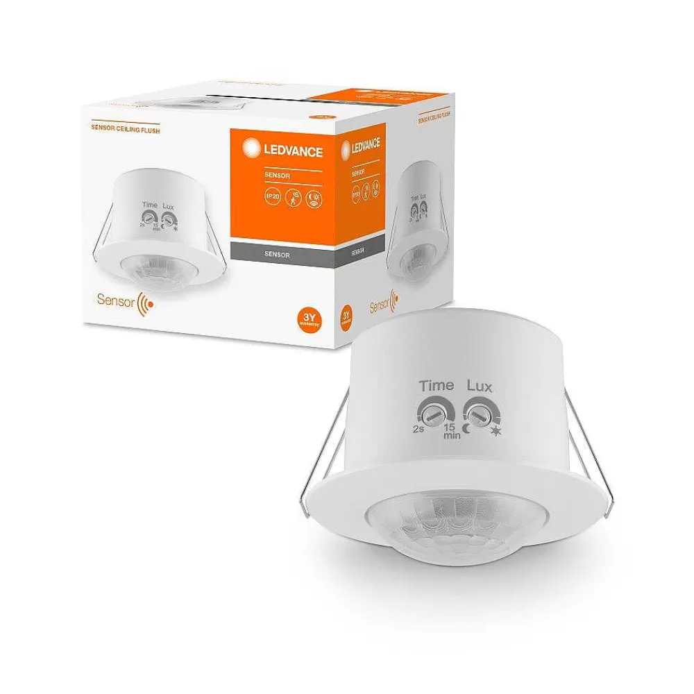 Luminaires Ledvance Detecteur De Mouvement Ledvance Sensor Blanc, Detecteur De Mouvement