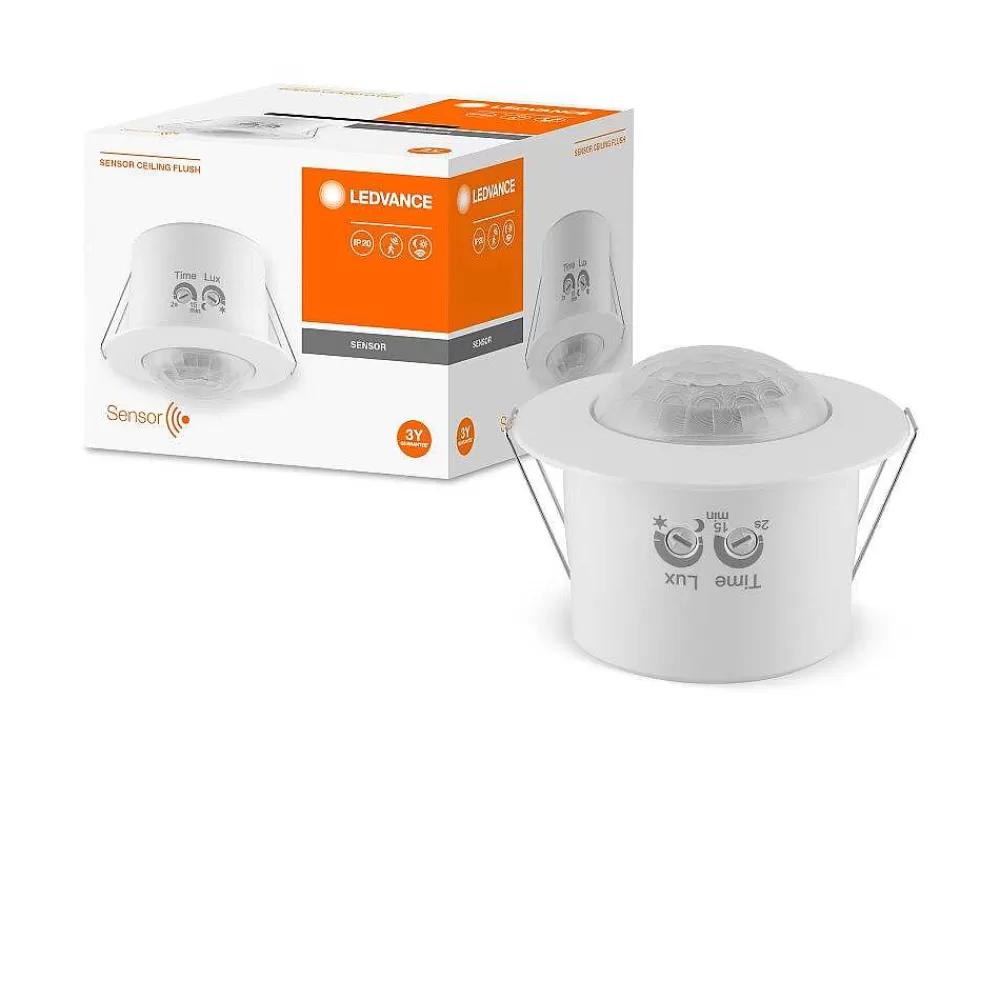 Luminaires Ledvance Detecteur De Mouvement Ledvance Sensor Blanc, Detecteur De Mouvement