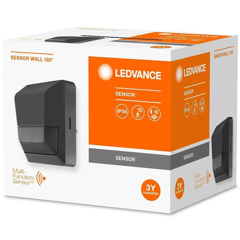 Luminaires Ledvance Detecteur De Mouvement Ledvance Sensor Gris, Detecteur De Mouvement