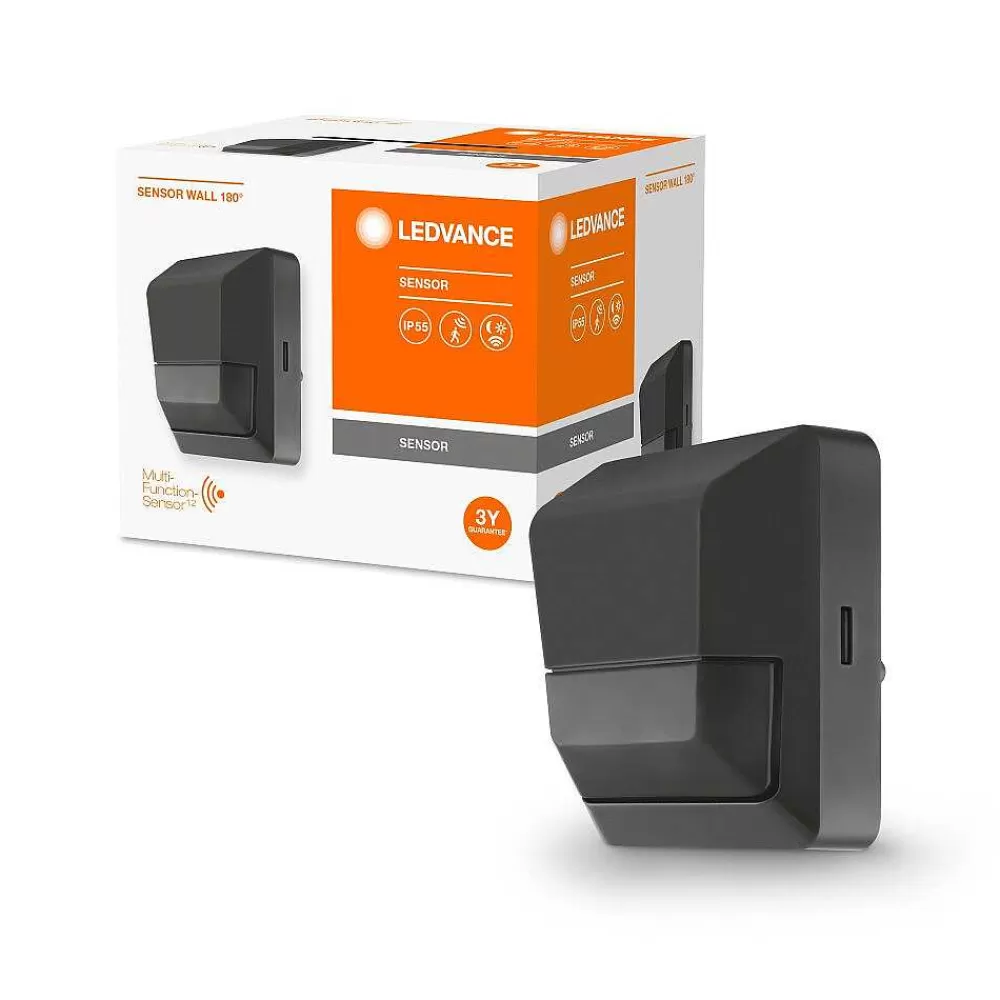 Luminaires Ledvance Detecteur De Mouvement Ledvance Sensor Gris, Detecteur De Mouvement