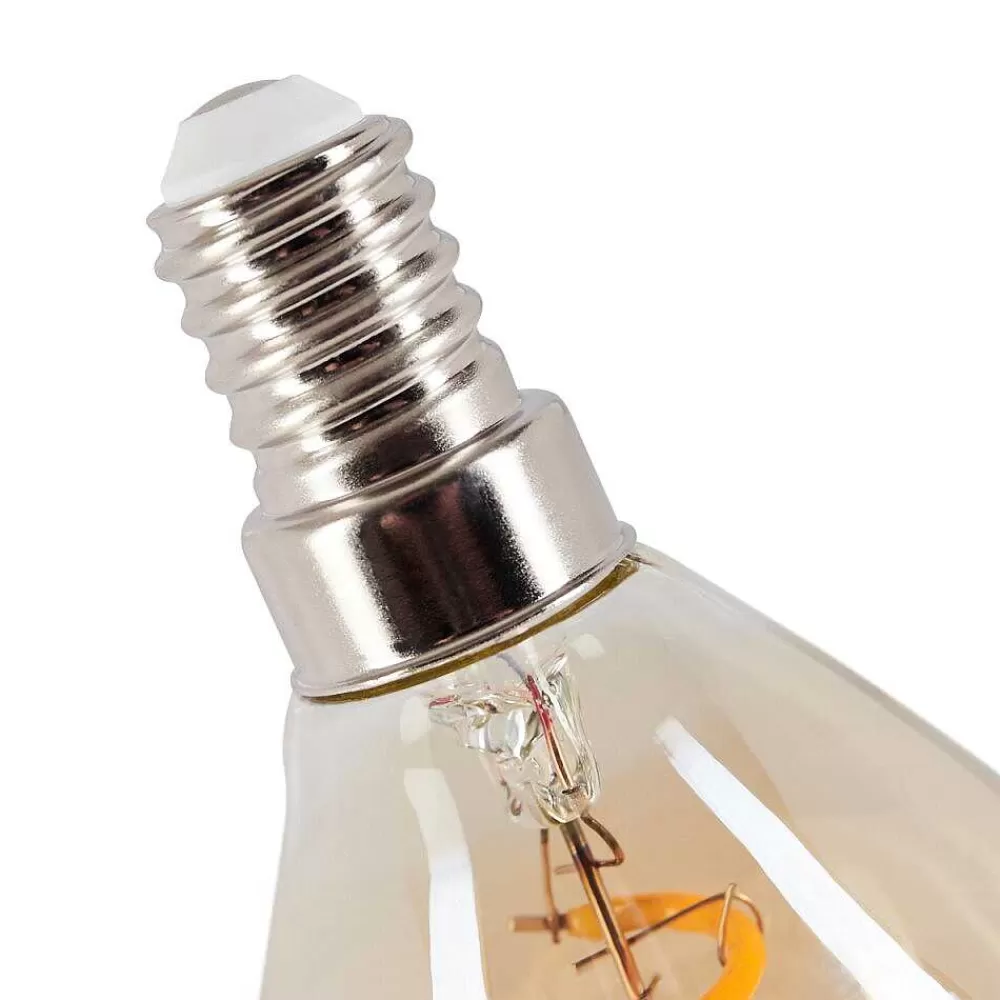 hofstein E14 Led 4 Watt 2200 Kelvin 220 Lumen Ambre, 1 Lumiere