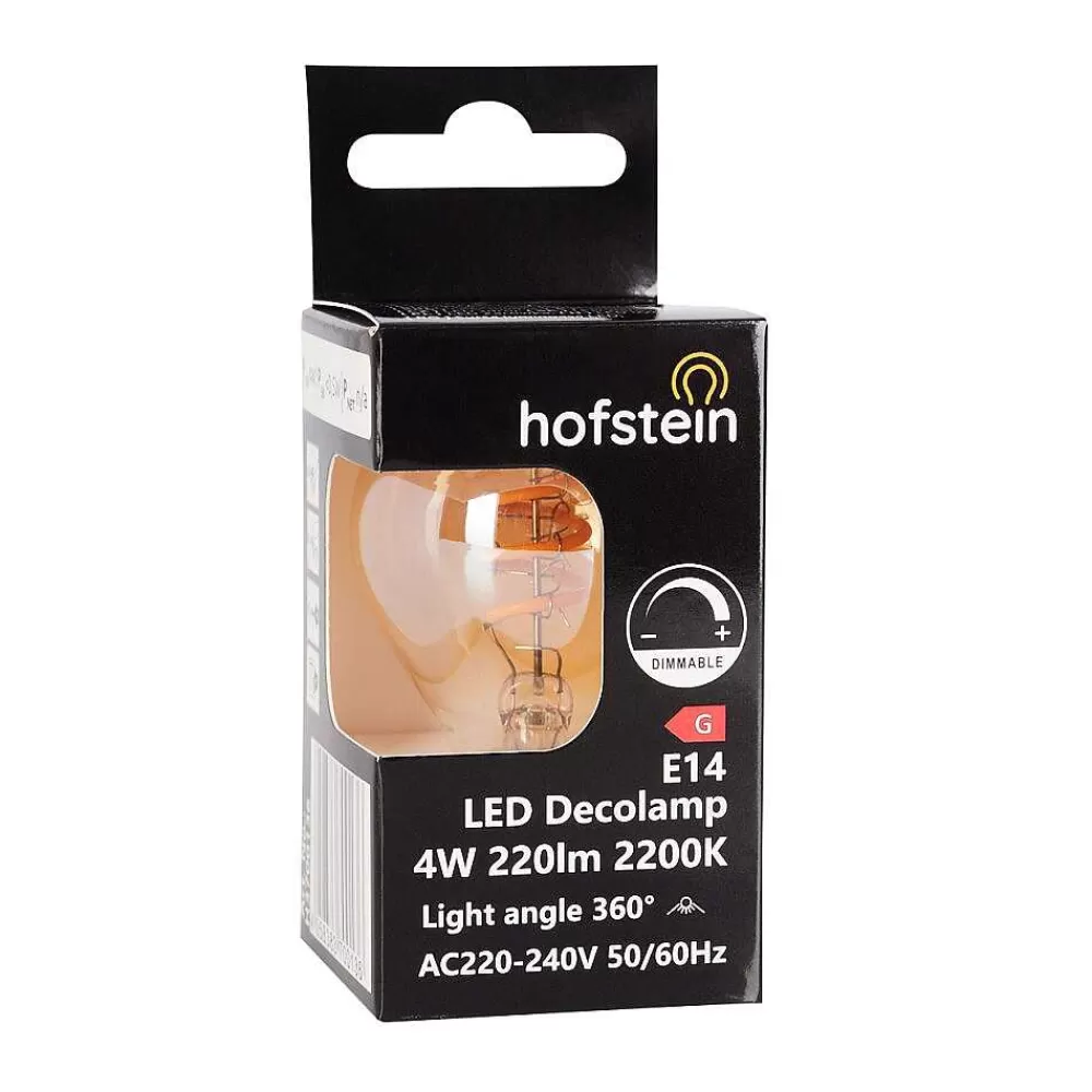hofstein E14 Led 4 Watt 2200 Kelvin 220 Lumen Ambre, 1 Lumiere