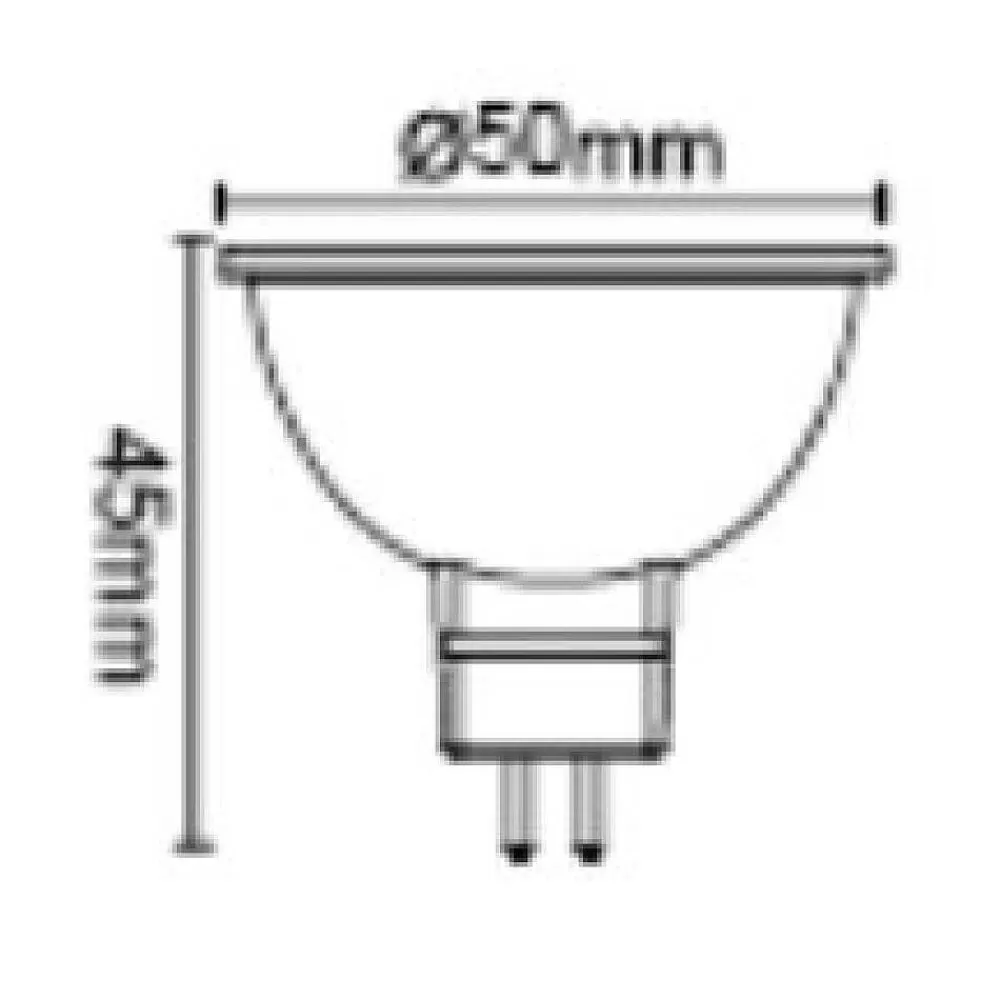 Luminaires Globo Lighting Globo Led Gu5,3 2 Watt 200 Lumen 3000 Kelvin