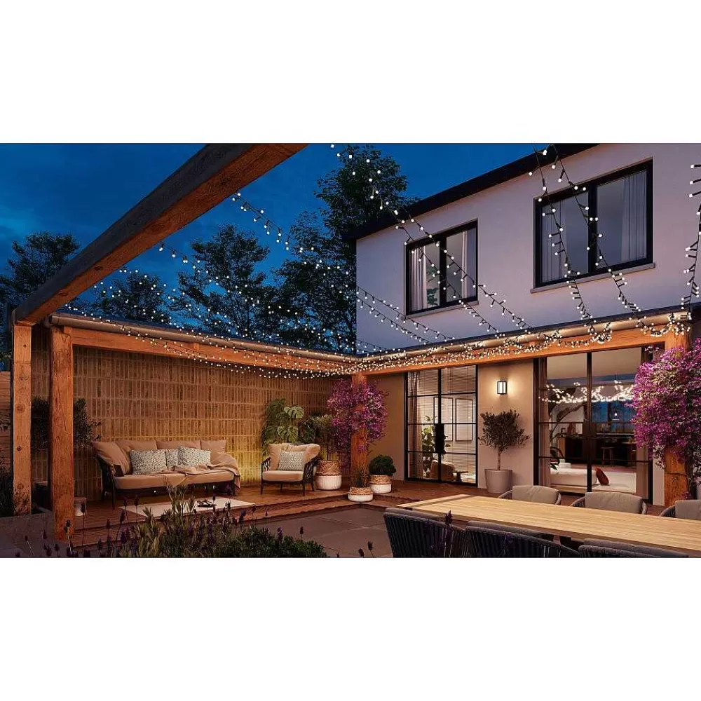 Luminaires Philips Guirlande Philips Hue Festavia Led Noir, 500 Lumieres, Changeur De Couleurs