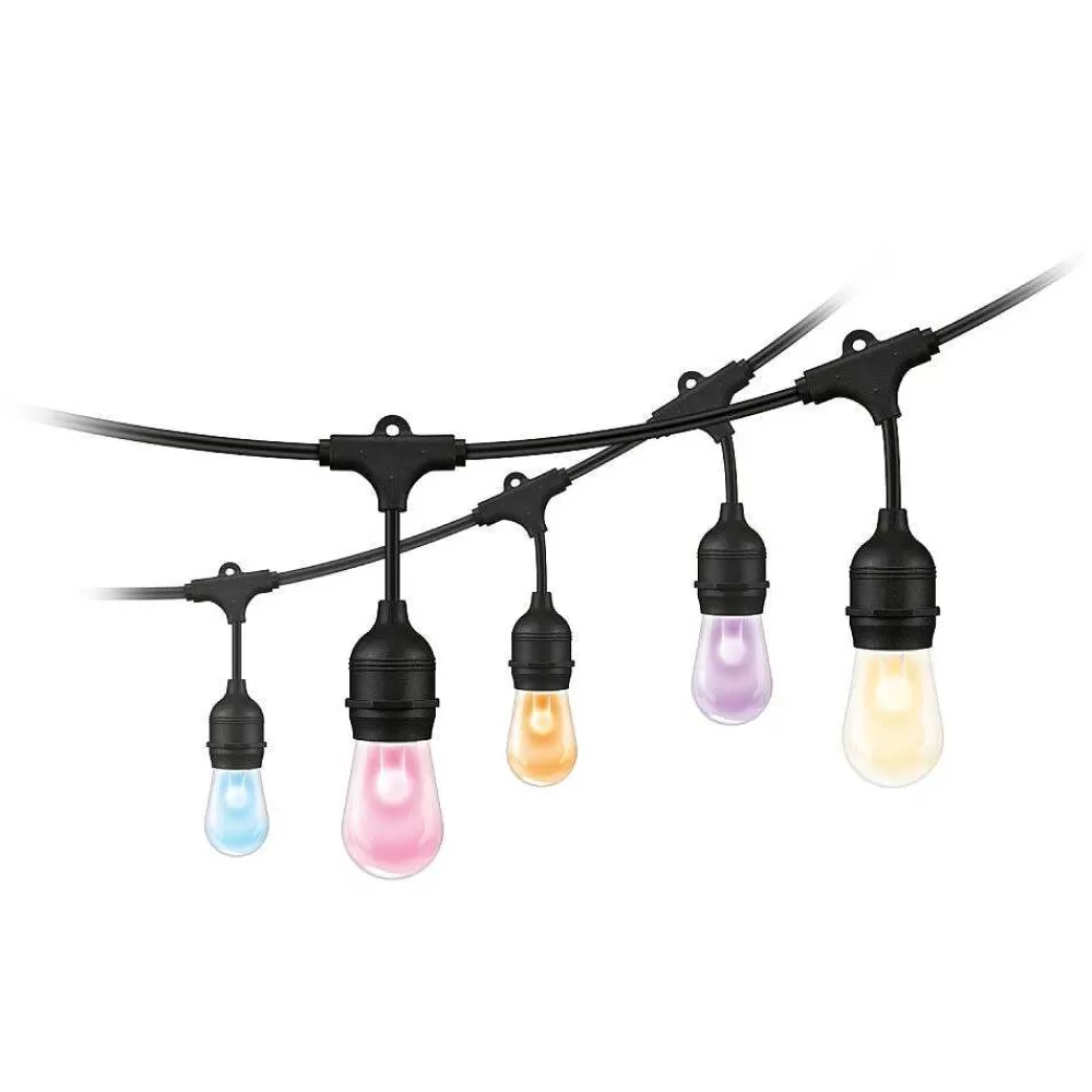 Luminaires Philips Guirlande Philips Wiz Led Noir, 1 Lumiere, Changeur De Couleurs