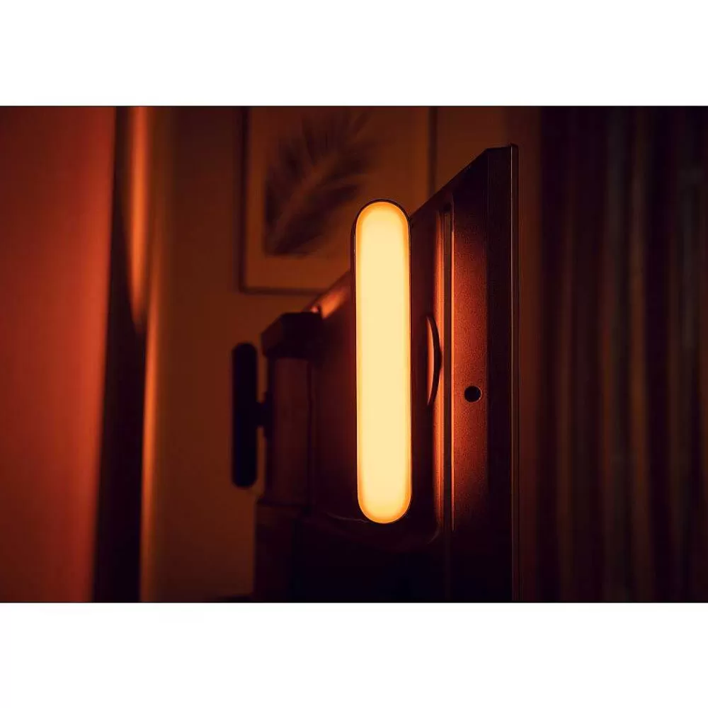 Luminaires Philips Kit De Base Double Philips Hue Ambiance White & Color Play Lightbar Led Noir, 2 Lumieres, Changeur De Couleurs