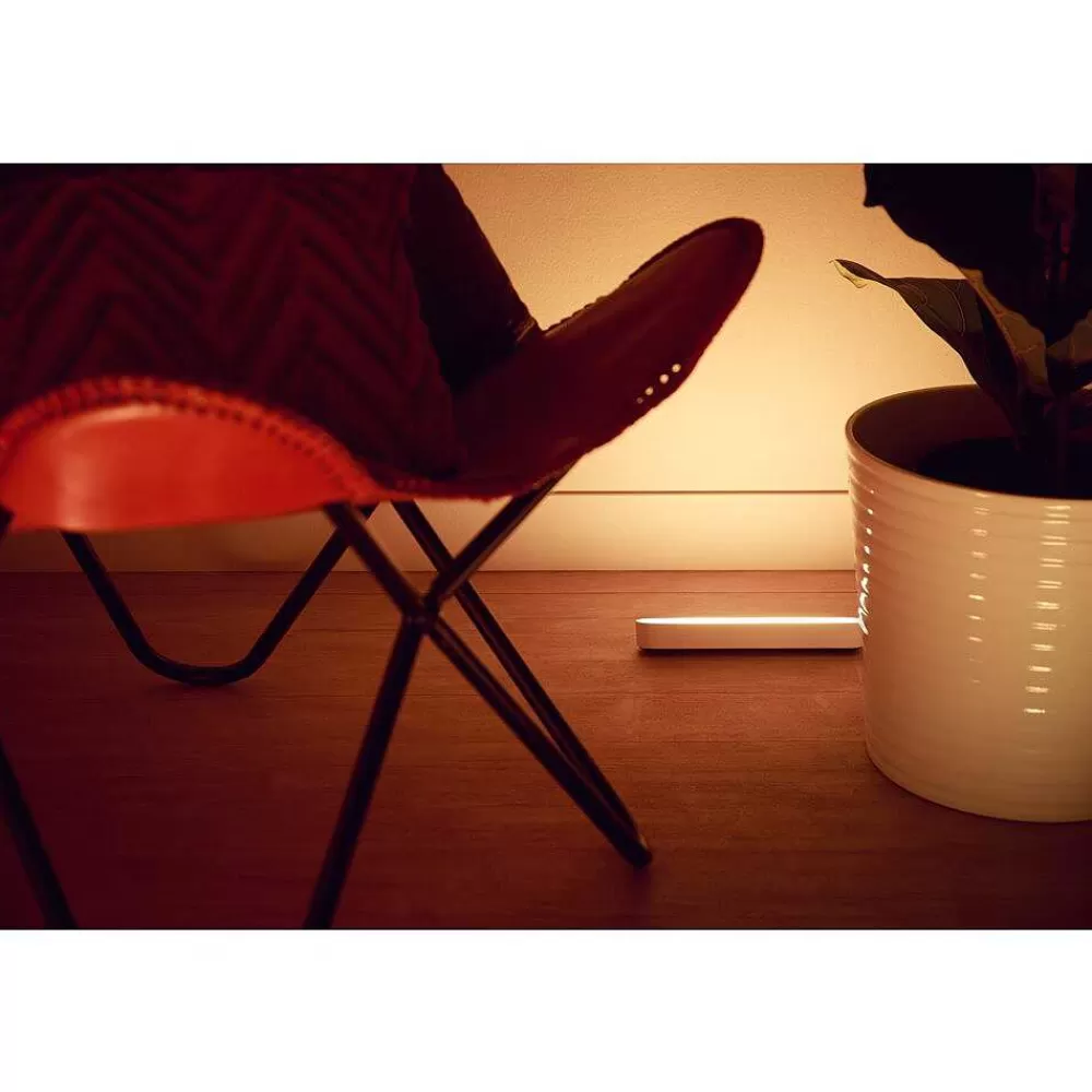 Luminaires Philips Kit De Base Double Philips Hue Ambiance White & Color Play Lightbar Led Noir, Blanc, 2 Lumieres, Changeur De Couleurs