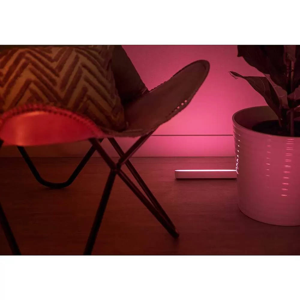 Luminaires Philips Kit De Base Double Philips Hue Ambiance White & Color Play Lightbar Led Noir, Blanc, 2 Lumieres, Changeur De Couleurs