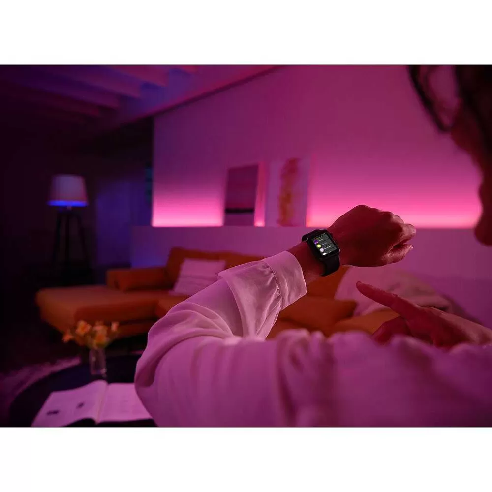 Luminaires Philips Kit D'Extension Philips Hue Ambiance White & Color Lightstrip Plus Led, 1 Lumiere, Changeur De Couleurs