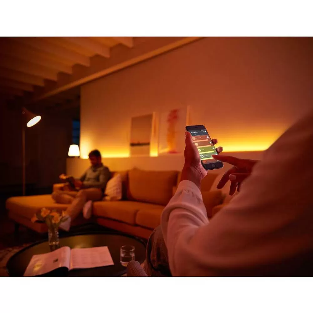 Luminaires Philips Kit D'Extension Philips Hue Ambiance White & Color Lightstrip Plus Led, 1 Lumiere, Changeur De Couleurs