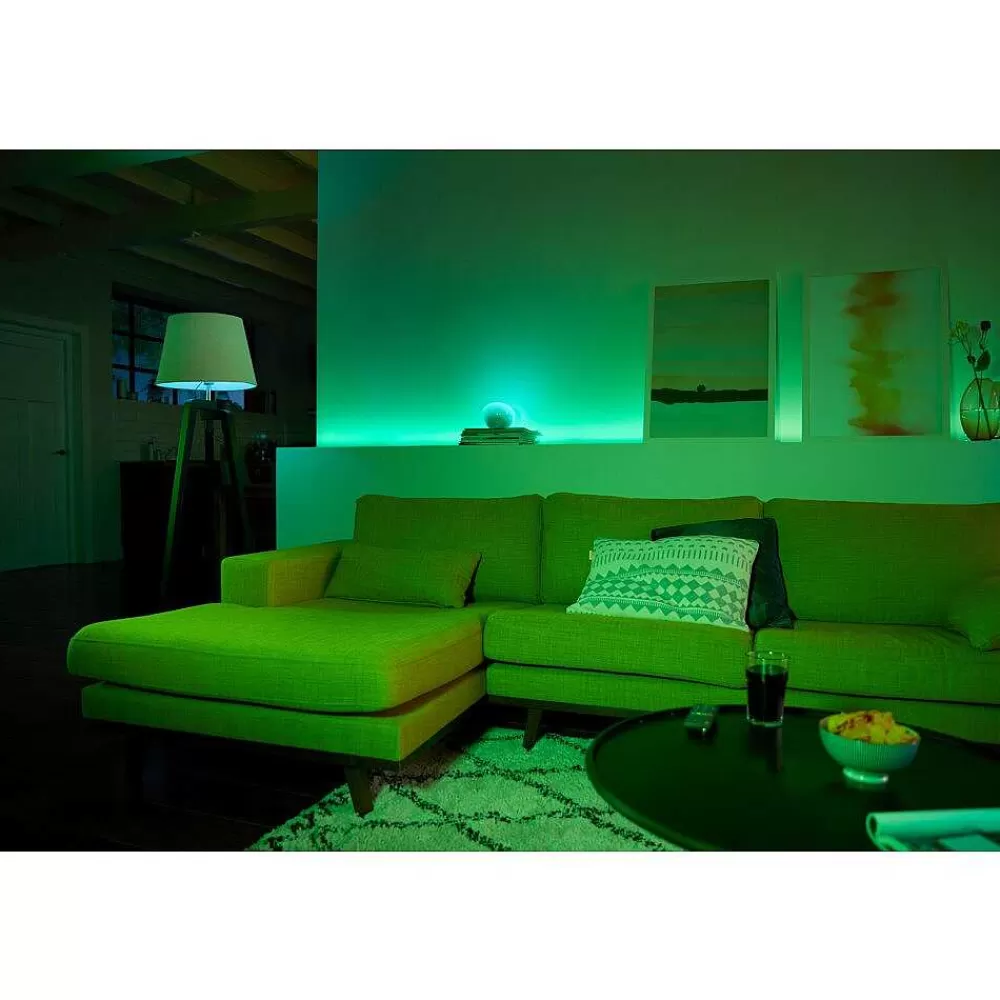 Luminaires Philips Kit D'Extension Philips Hue Ambiance White & Color Lightstrip Plus Led, 1 Lumiere, Changeur De Couleurs