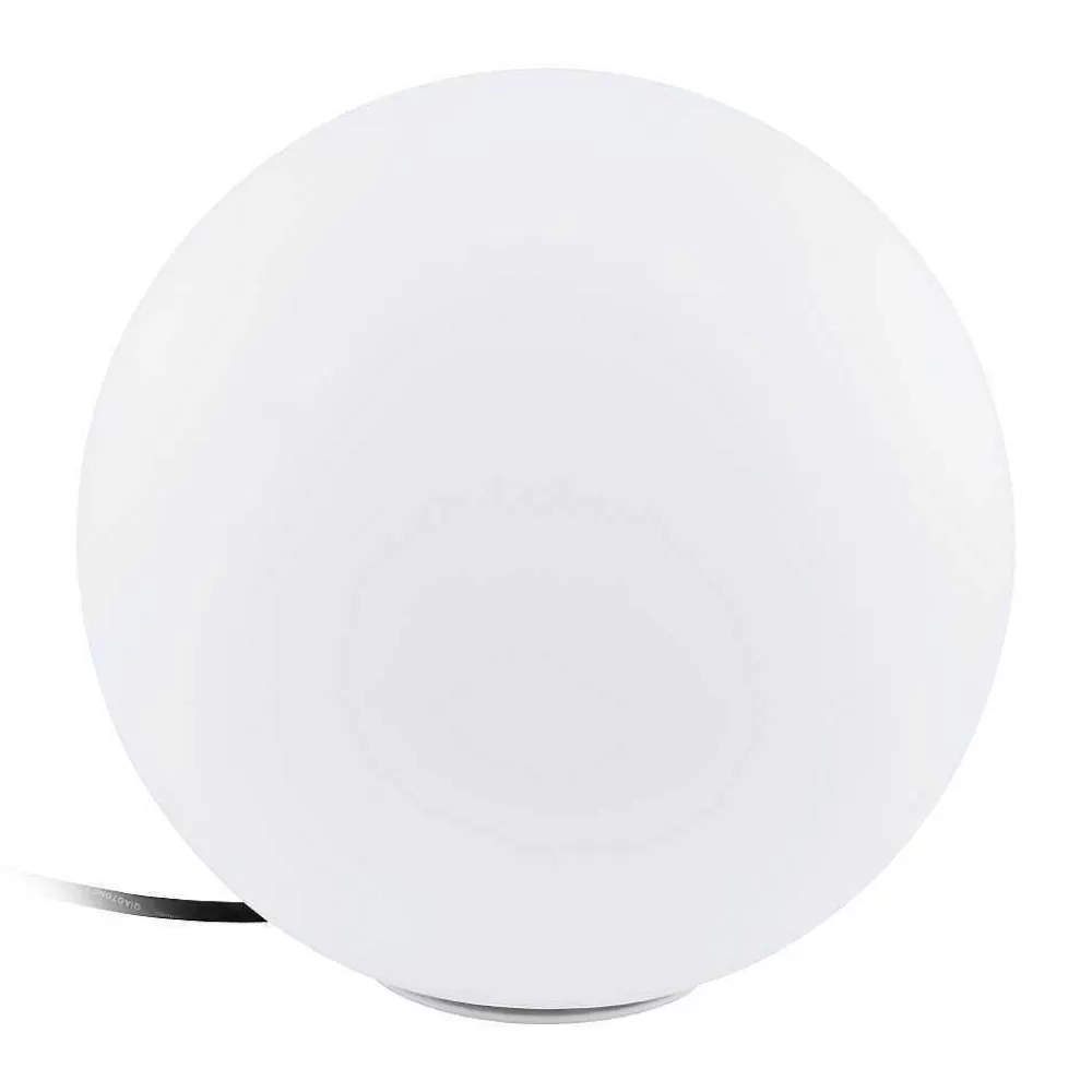 Luminaires Eglo Lampadaire D'Exterieur Eglo Monterolo-Z Led Blanc, 1 Lumiere, Changeur De Couleurs