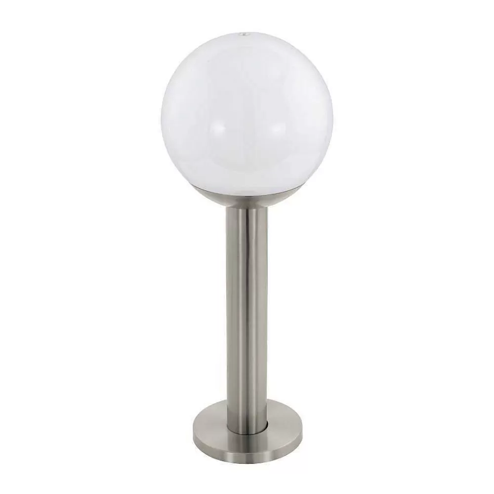 Luminaires Eglo Lampadaire D'Exterieur Eglo Nisia-Z Led Acier Inoxydable, 1 Lumiere