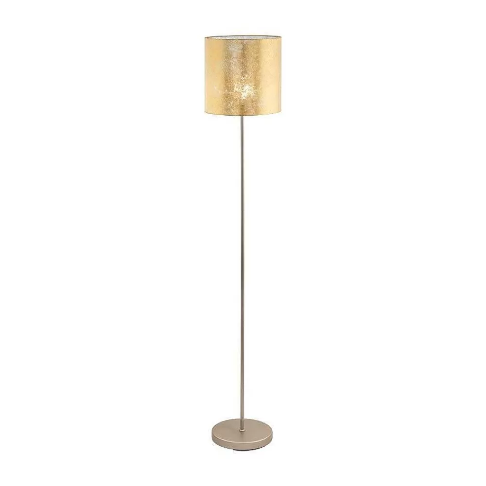 Luminaires Eglo Lampadaire Eglo Viserbella Champagne, 1 Lumiere