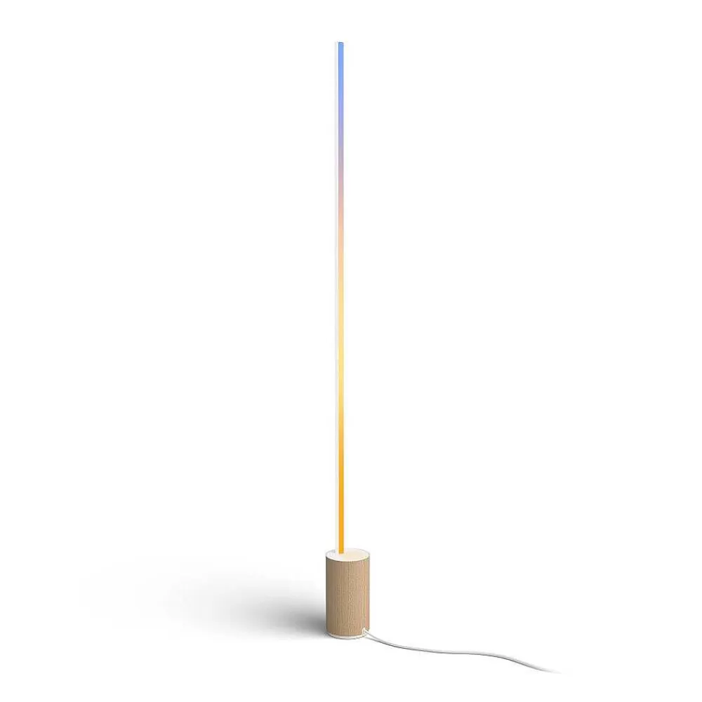 Luminaires Philips Lampadaire Philips Hue Gradient Signe Oak Led Ecru, Blanc, 1 Lumiere