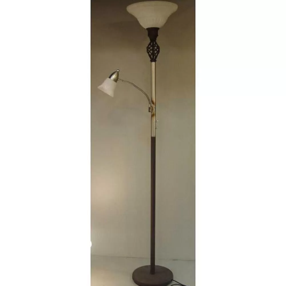 Luminaires Trio Lampadaire Trio 6102 Rouille, 2 Lumieres