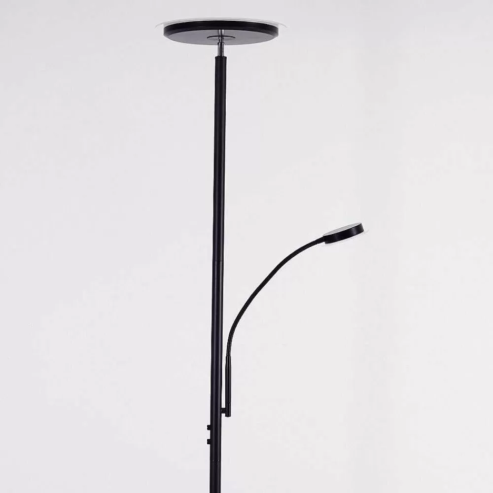 hofstein Lampadaire Wonsbek Led Noir, 2 Lumieres