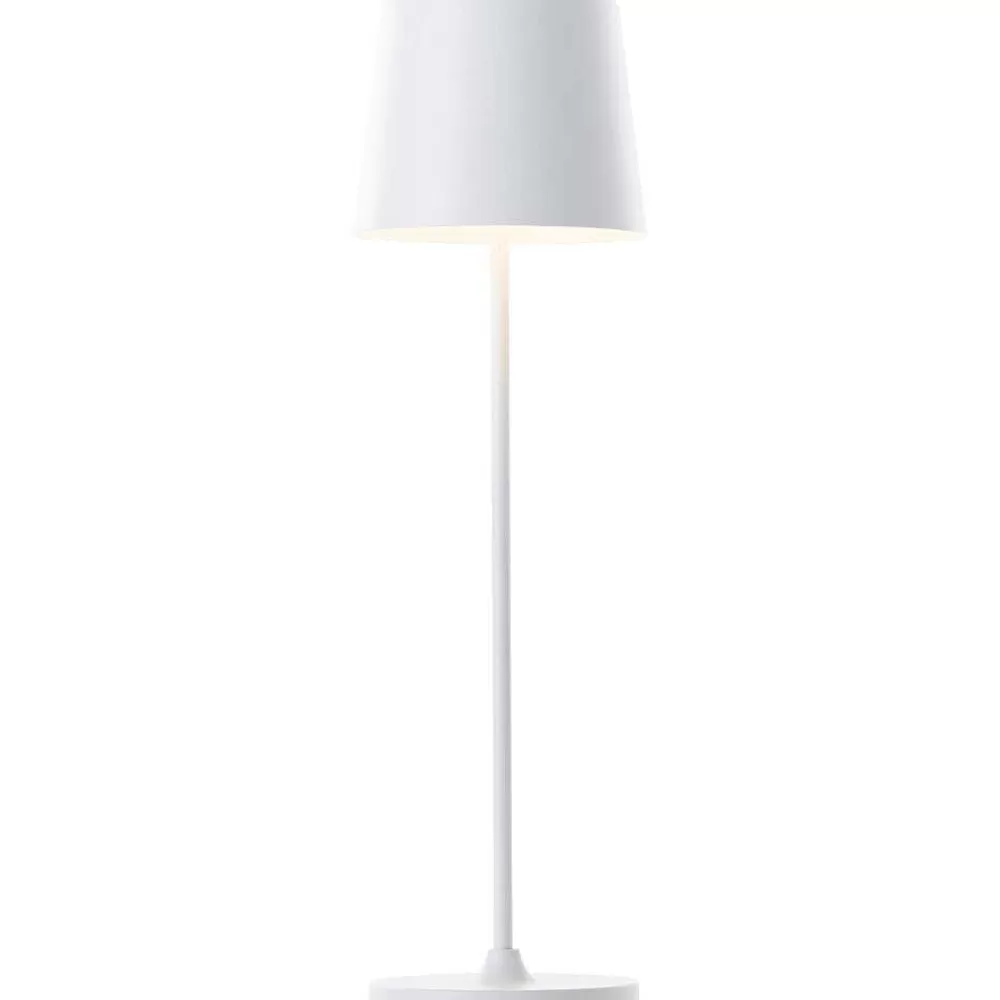 Luminaires Brilliant Lampe A Poser Brilliant Kaami Led Blanc, 1 Lumiere