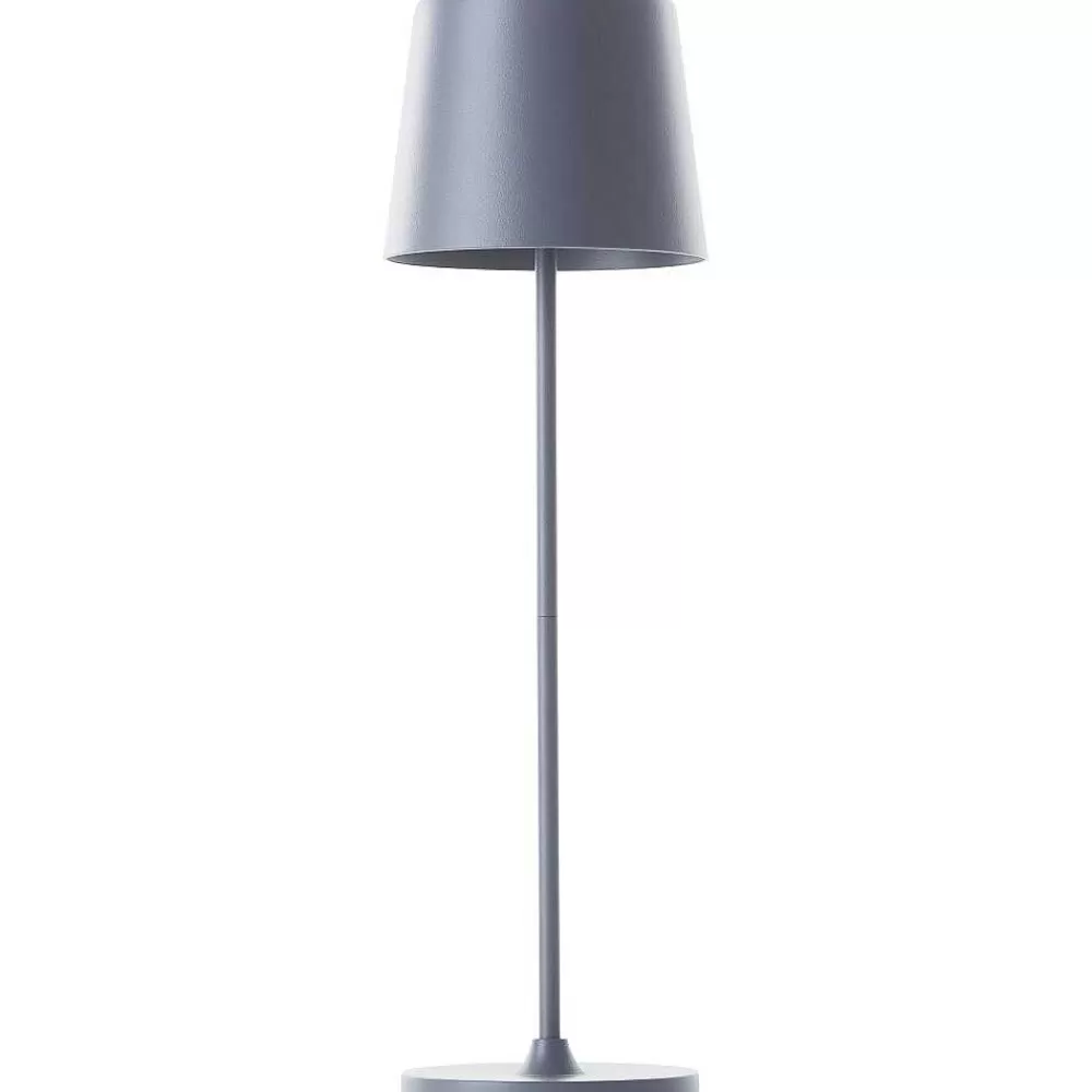 Luminaires Brilliant Lampe A Poser Brilliant Kaami Led Gris, 1 Lumiere