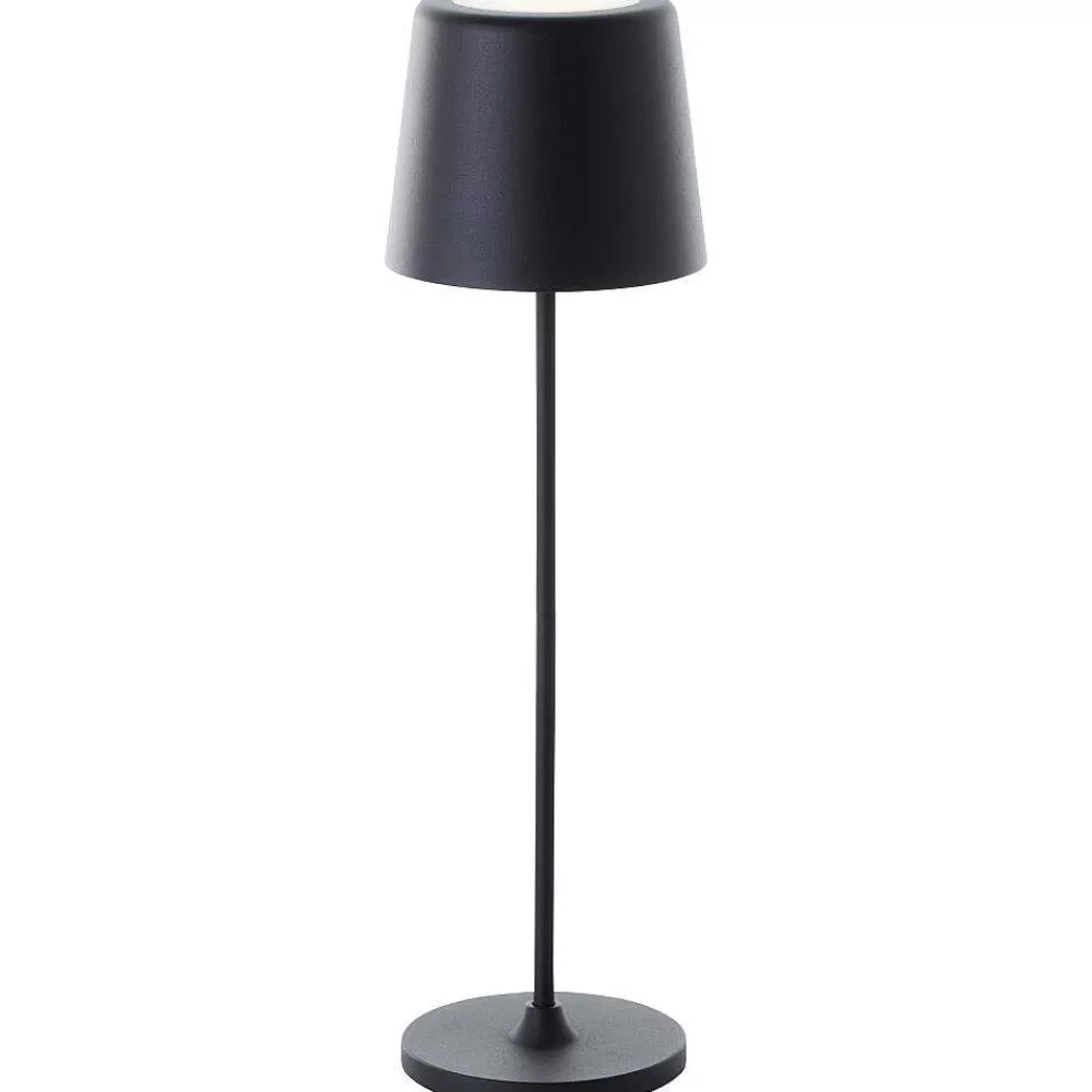 Luminaires Brilliant Lampe A Poser Brilliant Kaami Led Noir, 1 Lumiere