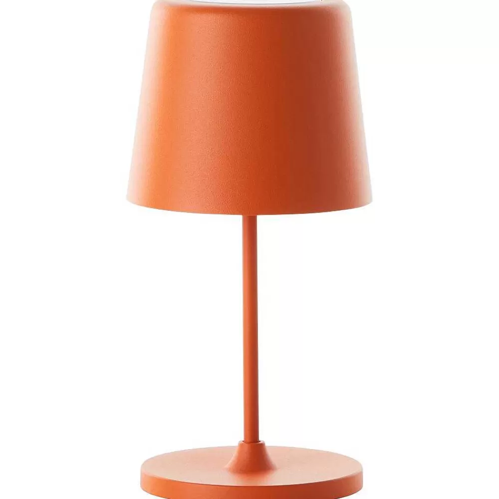 Luminaires Brilliant Lampe A Poser Brilliant Kaami Led Orange, 1 Lumiere