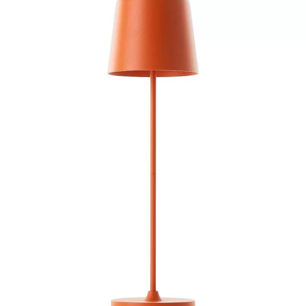 Luminaires Brilliant Lampe A Poser Brilliant Kaami Led Orange, 1 Lumiere