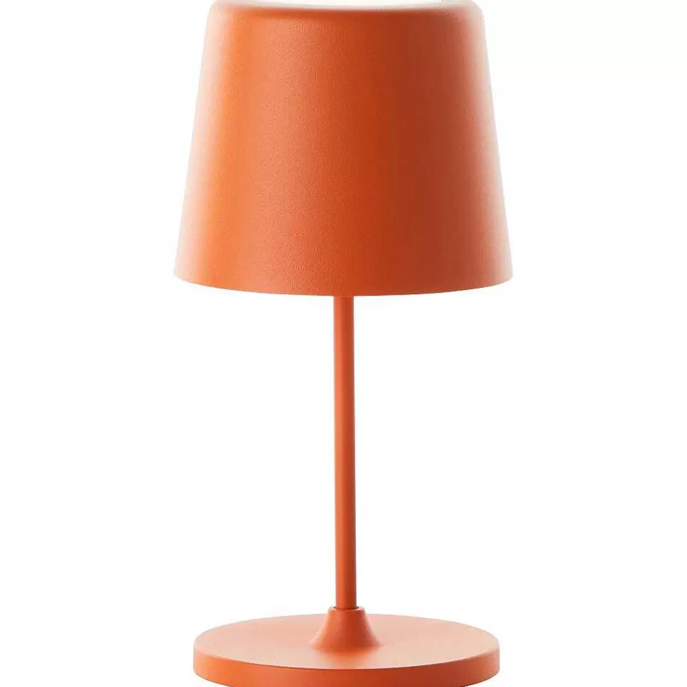 Luminaires Brilliant Lampe A Poser Brilliant Kaami Led Orange, 1 Lumiere