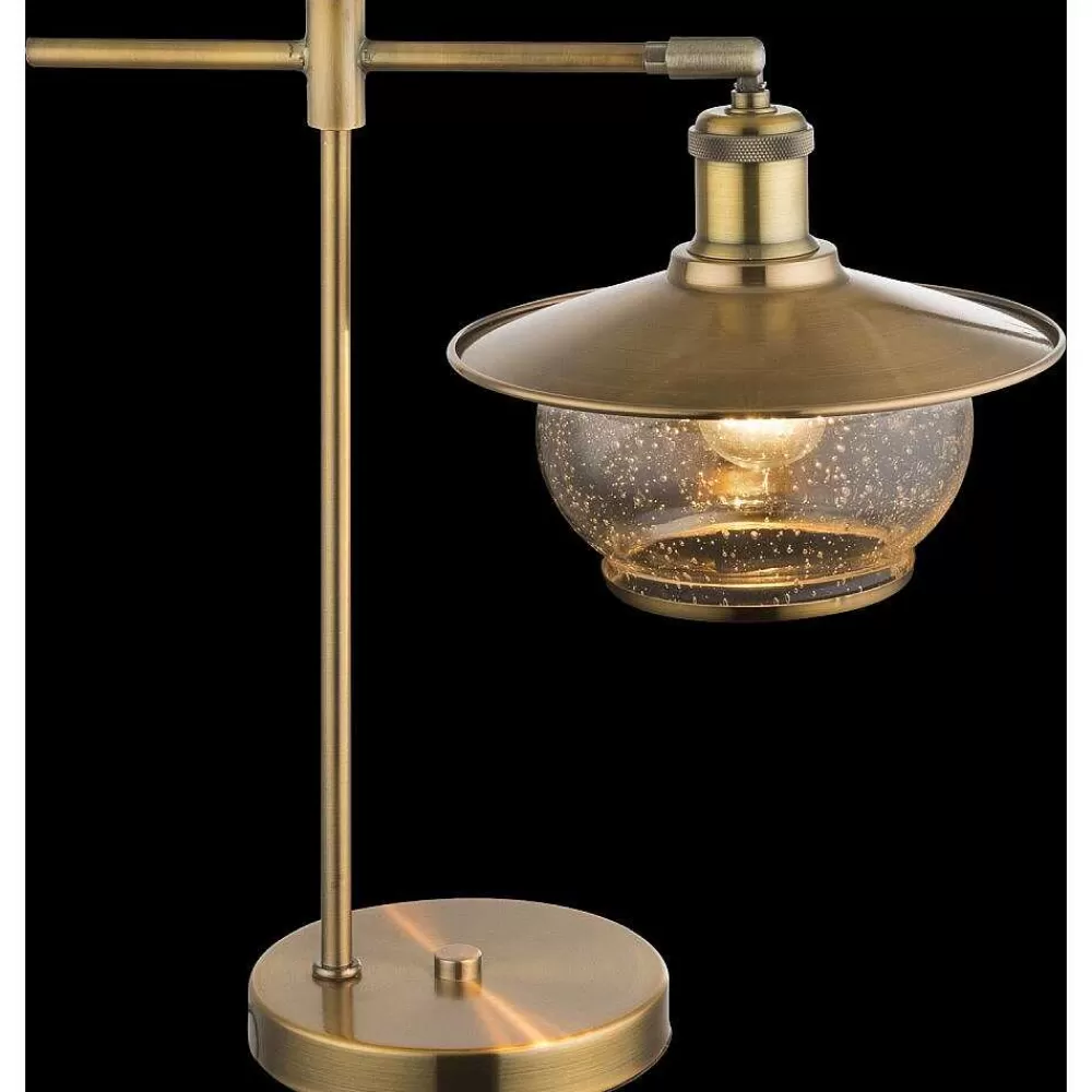 Luminaires Globo Lighting Lampe A Poser Globo Nevis Bronze, 1 Lumiere