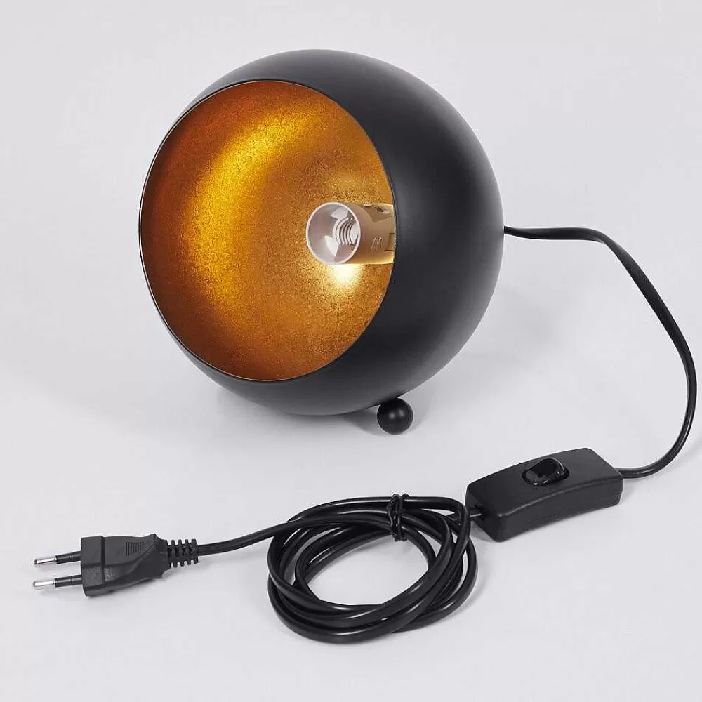 hofstein Lampe A Poser Hajo Noir Dore, 1 Lumiere